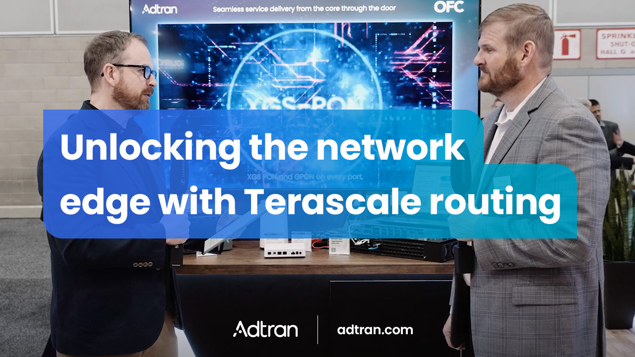 Unlocking the network edge with Terascale routing