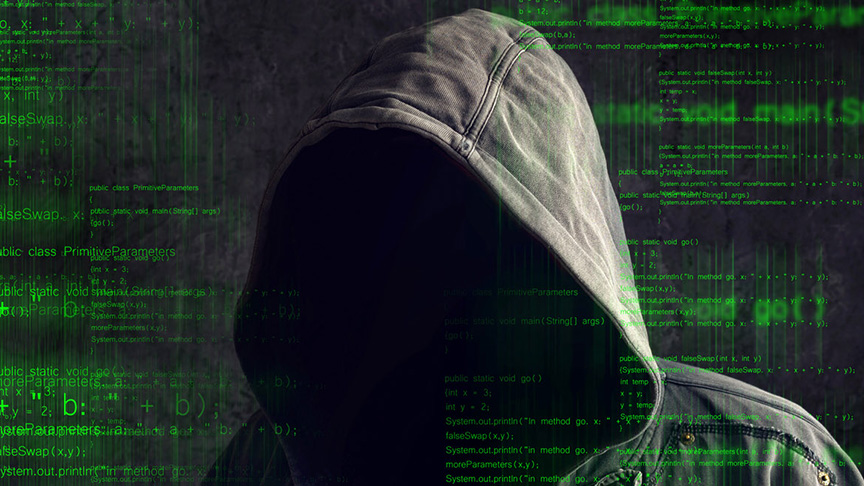 hooded figure
