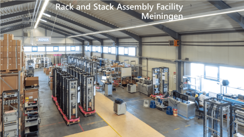Rack and stack assembly facility Meiningen