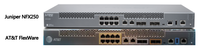 Juniper NFX250 and AT&T FlexWare