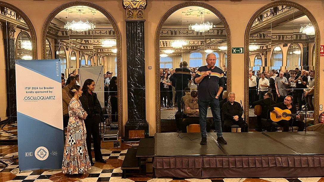 Gil Biran speaking at ITSF 2024